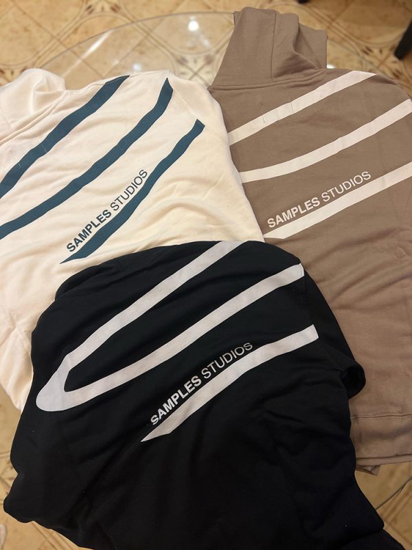 Buzo de algodon tipo Hoodie Wide Logo rustico - Imagen 3