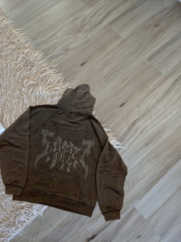 Buzo de algodon tipo Hoodie Sparkle rustico - Imagen 2